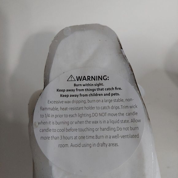 Bleeding Skull Candle Gothic Halloween Decor White & Black 2 PC Set Skel… - Picture 10 of 10